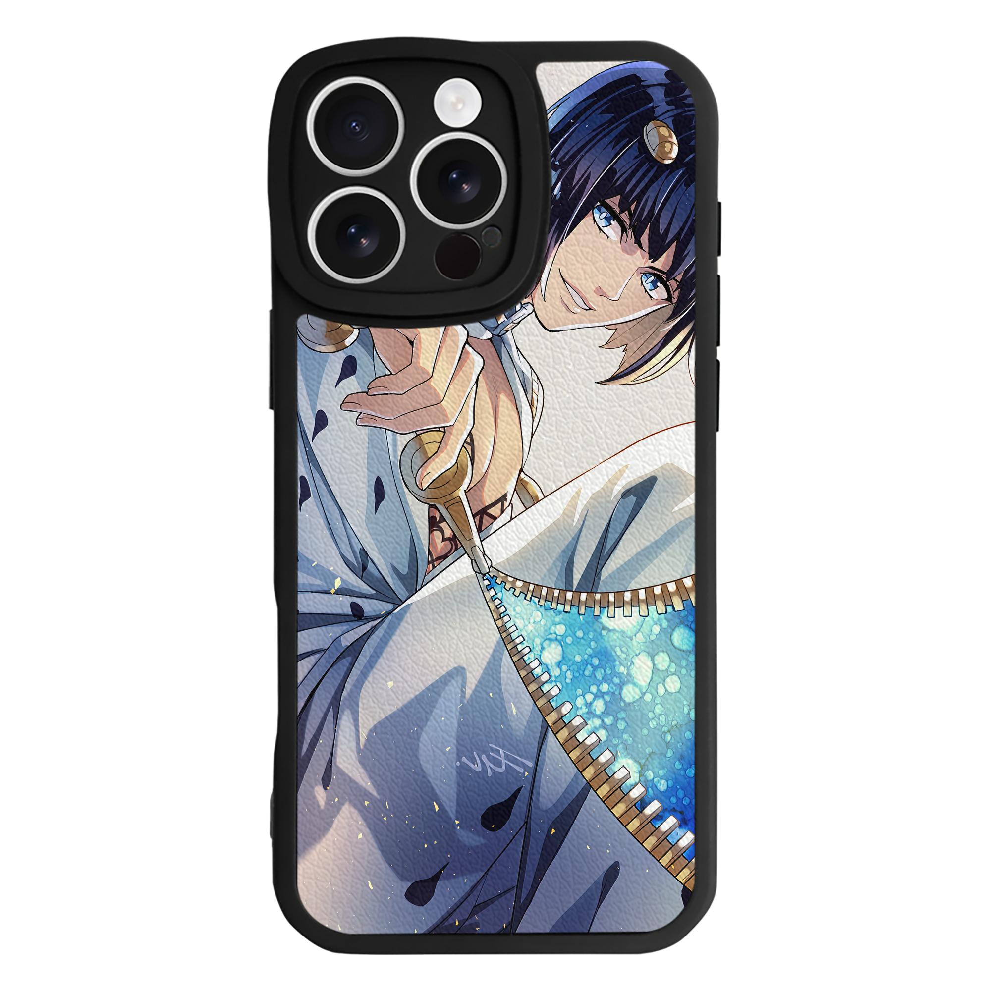 （画像用） ジョジョの奇妙な冒険 JoJo's Bizarre Adventure 【iPhone 16シリーズ対応】シリコンスマホケース（レザー調） 材質：シリコン